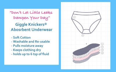 Giggle Knickers Absorbent Underwear